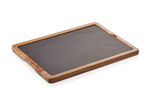 Serveringsbricka med skiffer